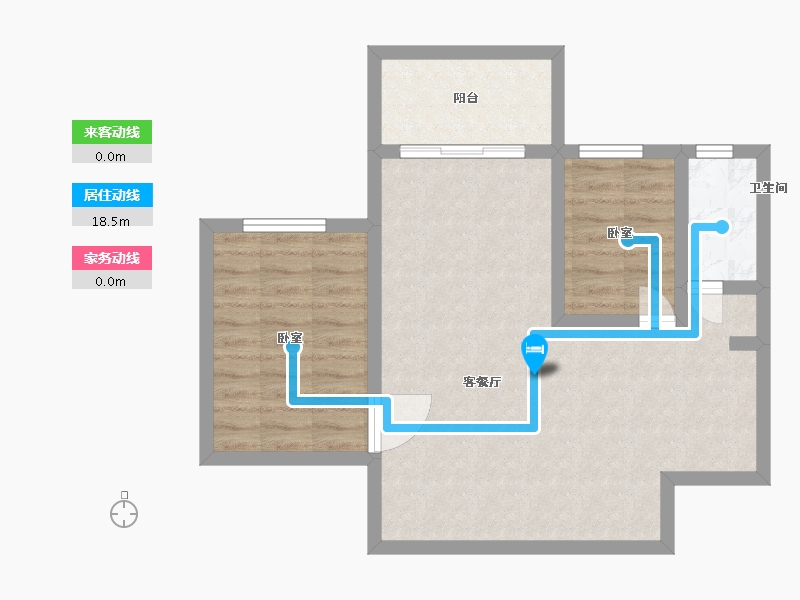 河南省-郑州市-丹成福地-63.50-户型库-动静线