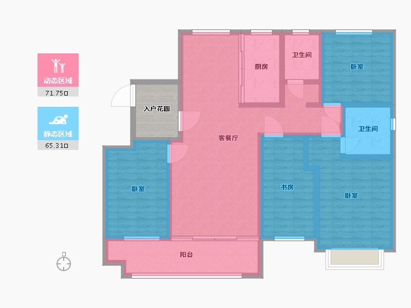 山东省-聊城市-畅博·书香首府-128.00-户型库-动静分区