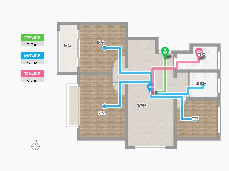 山东省-菏泽市-曹县金纬国宾府-92.00-户型库-动静线