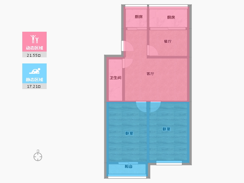 河南省-郑州市-华信米克空间-34.00-户型库-动静分区