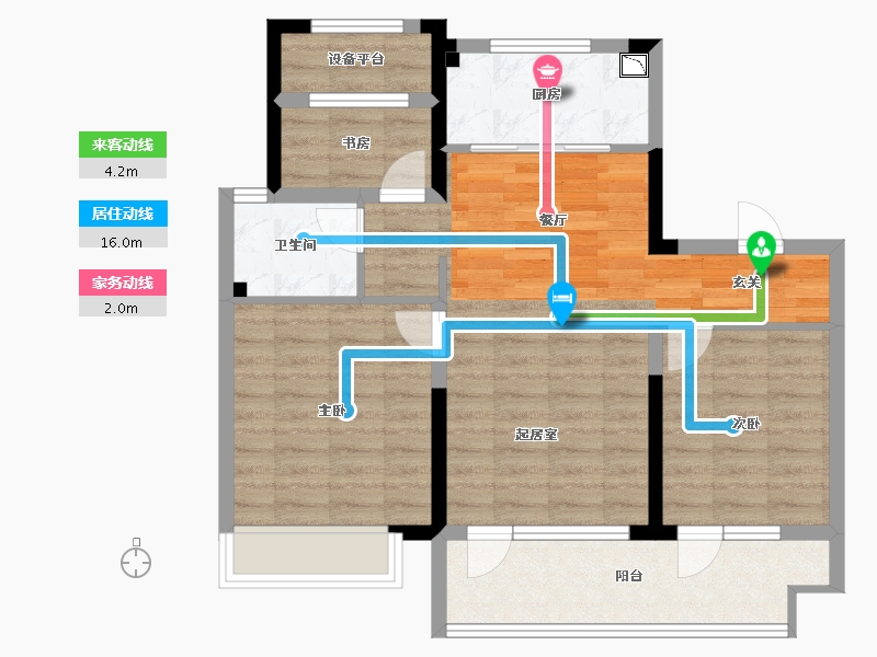 山东省-威海市-中南威高林清月-79.12-户型库-动静线