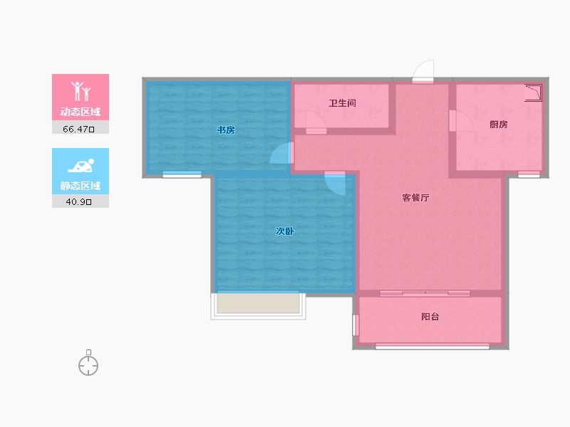 山东省-济南市-中国铁建明山秀水-96.16-户型库-动静分区