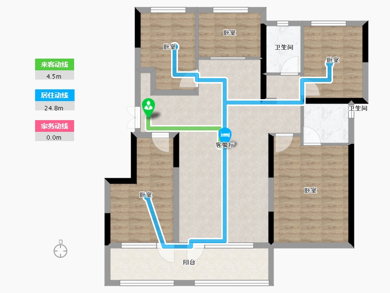 山东省-济南市-远洋天著春秋-106.00-户型库-动静线