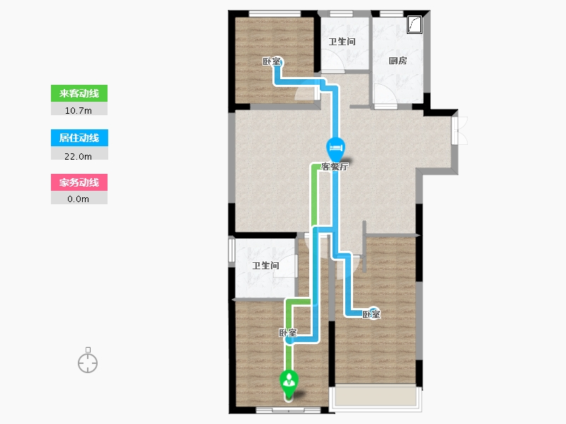 河南省-郑州市-星联·岚溪府-103.00-户型库-动静线