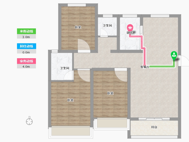 河南省-安阳市-丛台金悦湾-96.00-户型库-动静线