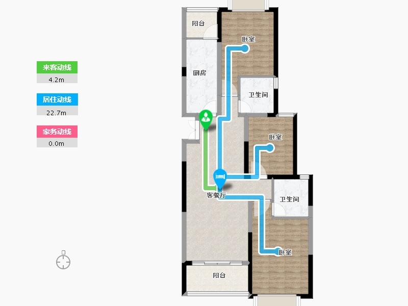 河南省-安阳市-林州恒大悦府-101.86-户型库-动静线