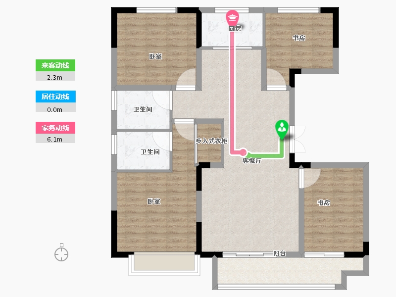 河南省-洛阳市-洛阳建业鸾州府-110.00-户型库-动静线