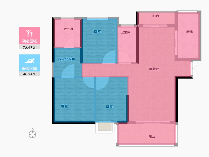 河南省-洛阳市-美景嘉园-115.00-户型库-动静分区