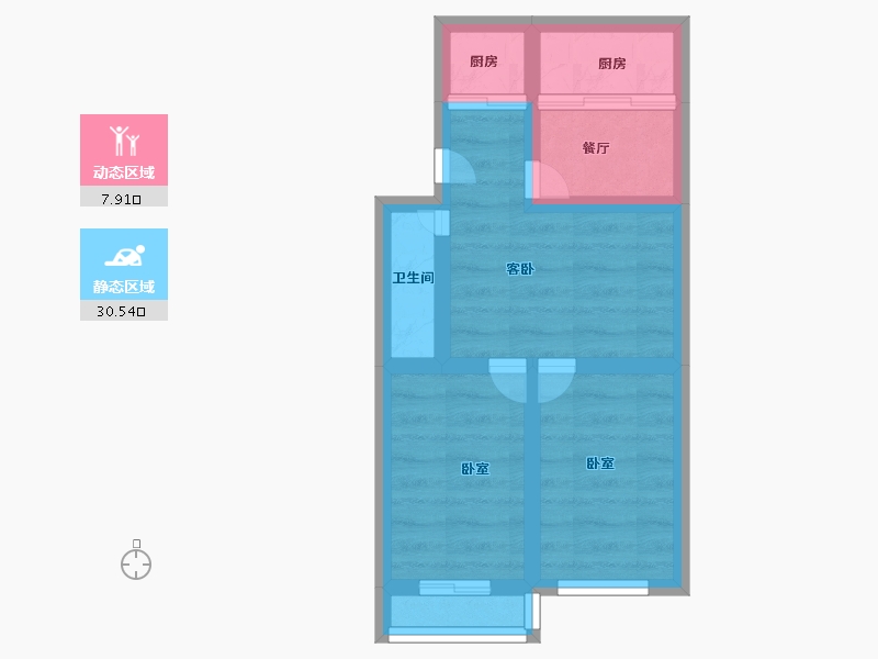 河南省-郑州市-华信米克空间-32.10-户型库-动静分区