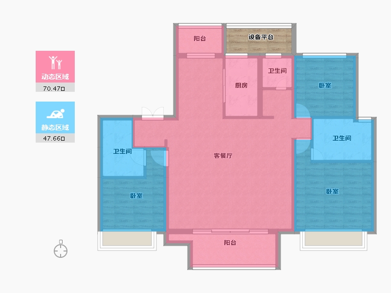 河南省-安阳市-安阳建业世和府-110.08-户型库-动静分区