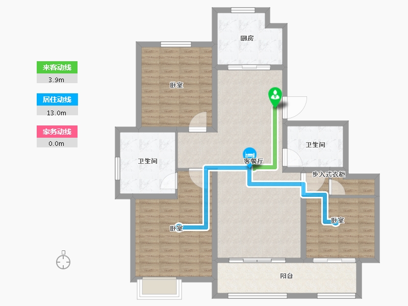 山东省-德州市-昇龍院-112.00-户型库-动静线