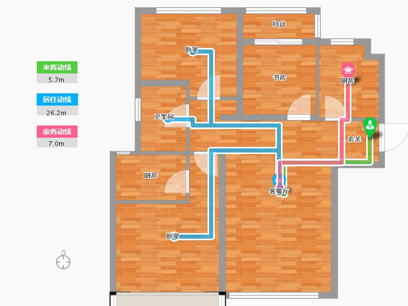 山东省-青岛市-裕龙润邦-96.01-户型库-动静线