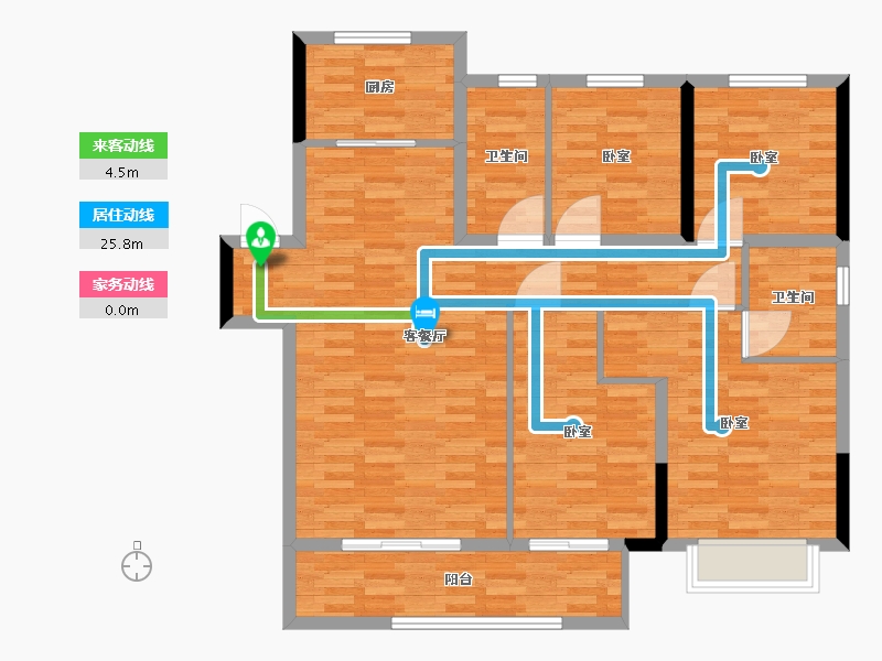 河南省-郑州市-建业天汇城-108.00-户型库-动静线