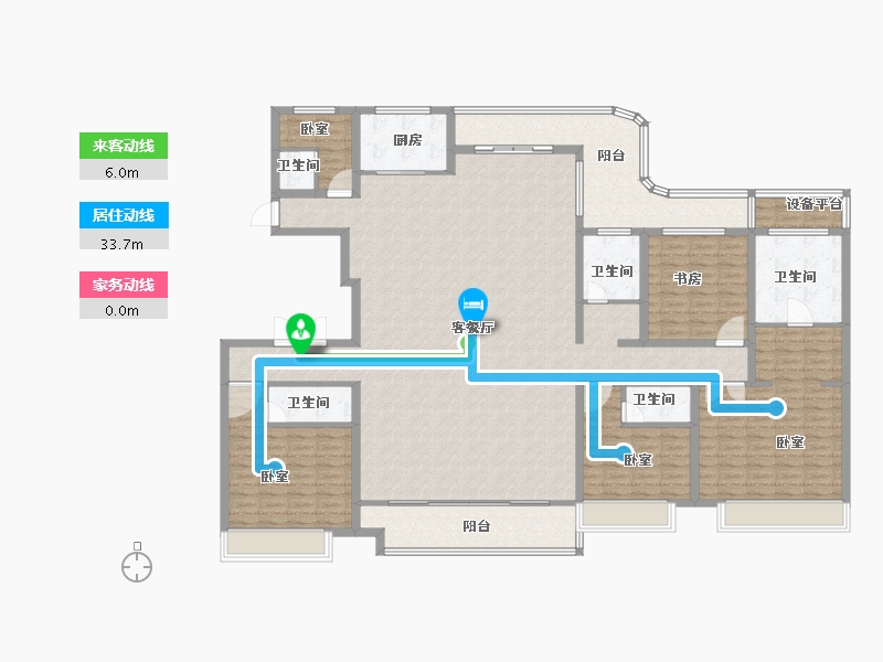 河南省-安阳市-安阳建业世和府-219.99-户型库-动静线