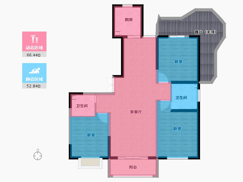 河南省-洛阳市-文兴水尚-123.63-户型库-动静分区