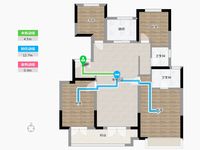 山东省-聊城市-民生金科·集美壹品-114.00-户型库-动静线