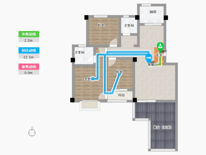 山东省-青岛市-平度龙宇上城-89.89-户型库-动静线