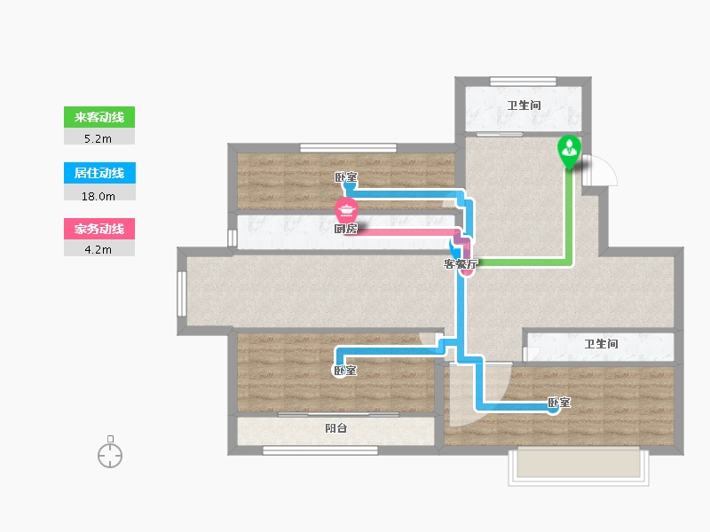 山东省-德州市-德成名郡-91.24-户型库-动静线