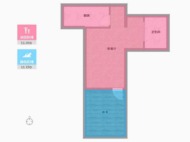 新疆维吾尔自治区-乌鲁木齐市-秦基澜城-36.86-户型库-动静分区