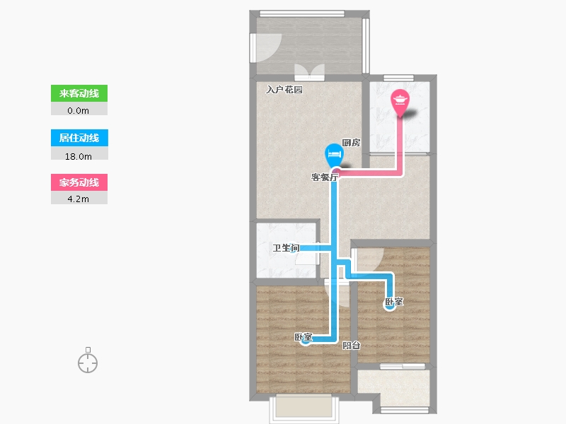 山东省-德州市-东方御越莊园-75.00-户型库-动静线