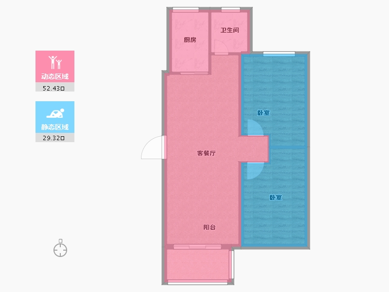 山东省-德州市-天润和园-74.00-户型库-动静分区