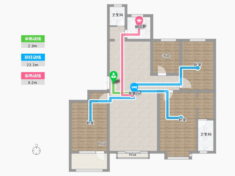 山东省-德州市-华腾御城•澜湾-142.00-户型库-动静线