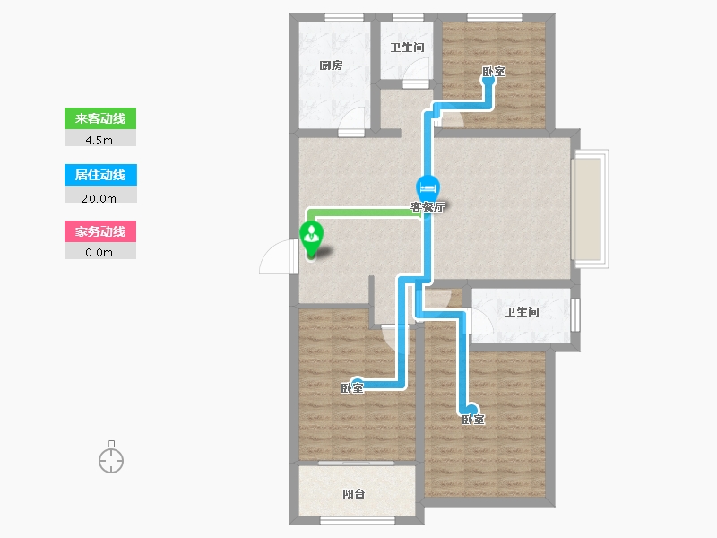 山东省-菏泽市-枫庭世家-97.00-户型库-动静线