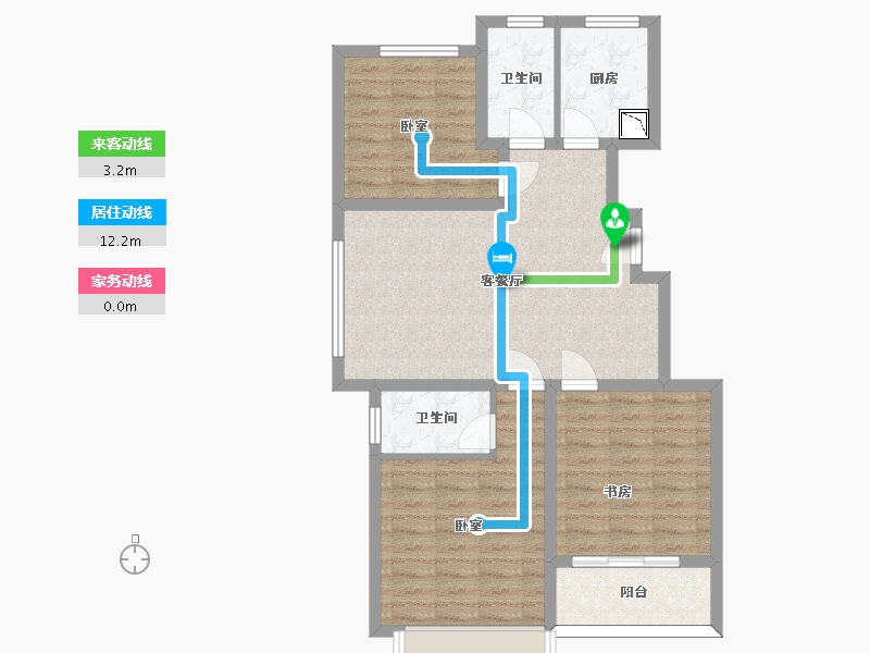 山东省-济南市-三箭学府-82.11-户型库-动静线