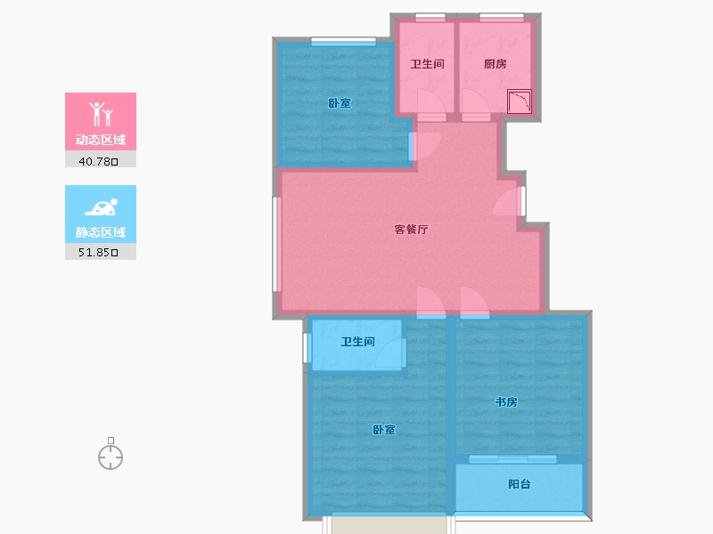 山东省-济南市-三箭学府-82.11-户型库-动静分区