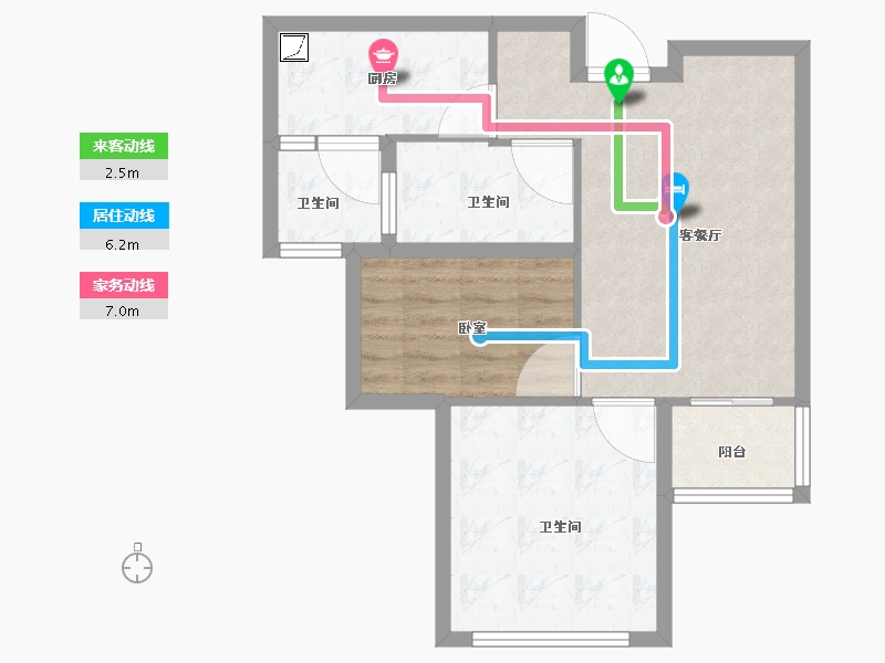 河南省-新乡市-郑州恒大未来之光-62.01-户型库-动静线