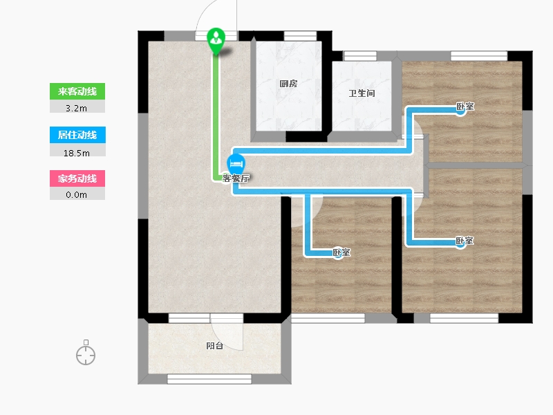 山东省-德州市-力高雍泉府-59.06-户型库-动静线