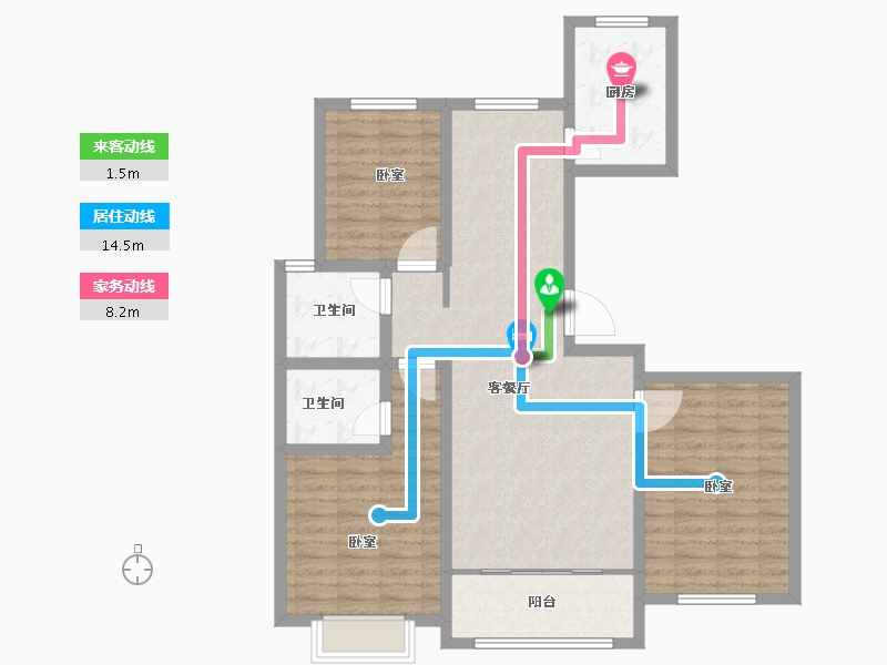 山东省-菏泽市-枫庭世家-102.00-户型库-动静线