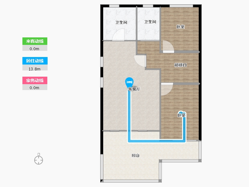 河南省-郑州市-碧桂园凤凰湾观澜-156.00-户型库-动静线