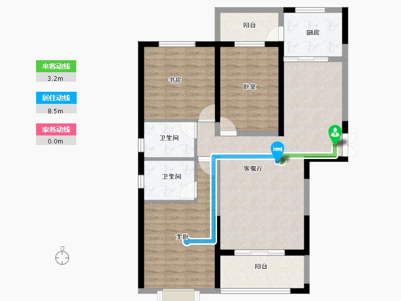 河南省-洛阳市-夏都城-98.09-户型库-动静线