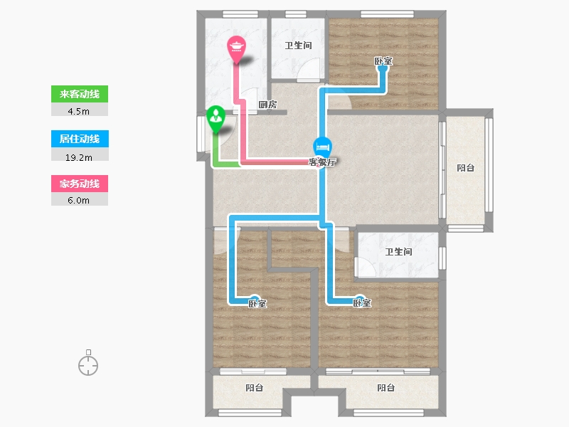 山东省-德州市-中骏雍景湾-99.00-户型库-动静线