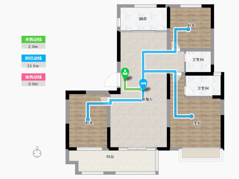 河南省-洛阳市-文乐山水上境-102.54-户型库-动静线