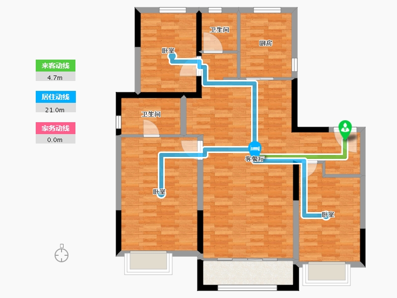 山东省-济南市-济南中麓府-99.99-户型库-动静线