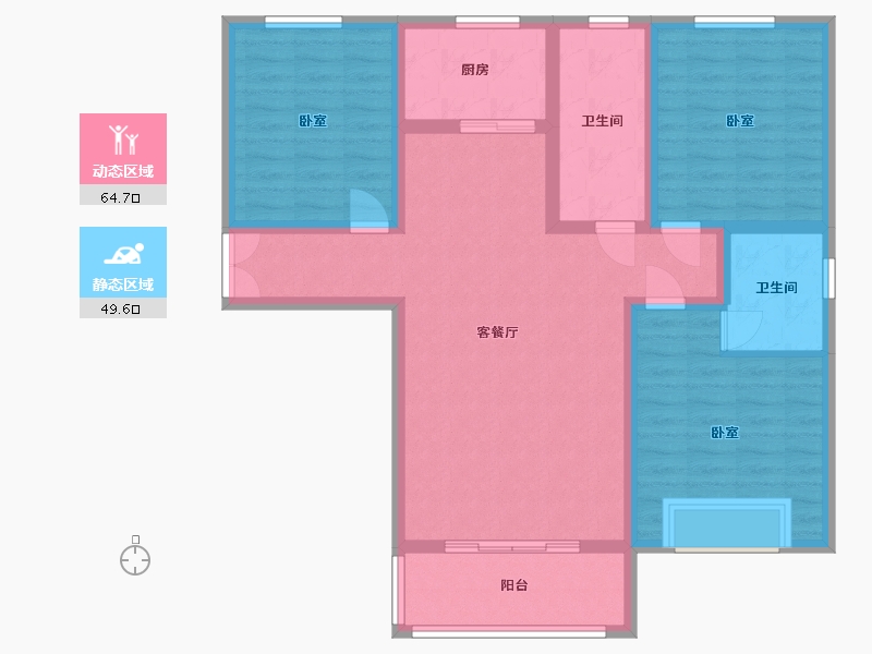 河南省-洛阳市-锦屏湖畔-102.01-户型库-动静分区