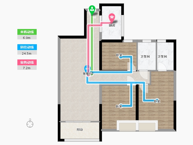 河南省-洛阳市-东展怡和园-102.20-户型库-动静线