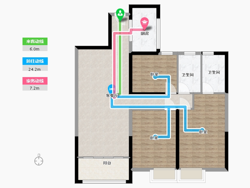 河南省-洛阳市-东展怡和园-102.90-户型库-动静线