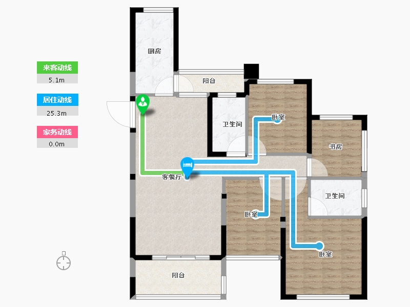 河南省-焦作市-焦作恒大城-115.33-户型库-动静线