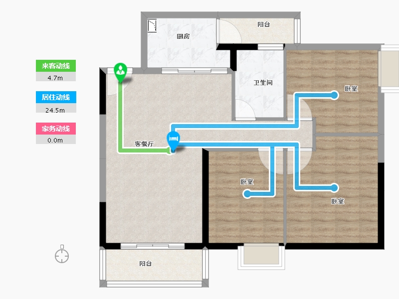 河南省-洛阳市-美景嘉园-94.01-户型库-动静线