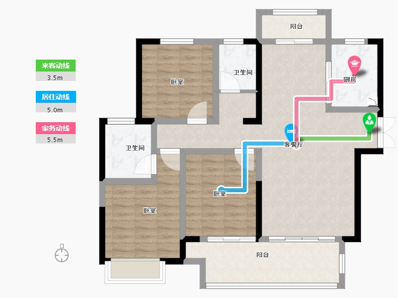 河南省-洛阳市-建业熙和府-100.00-户型库-动静线