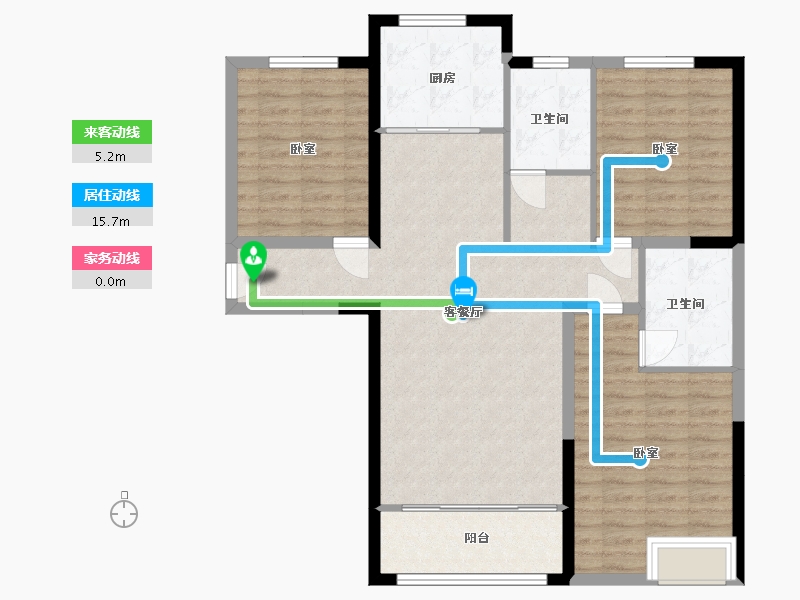 河南省-洛阳市-东展怡和园-106.00-户型库-动静线