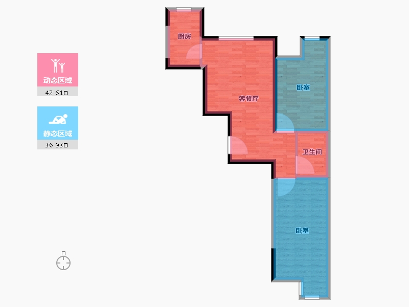 山东省-济南市-东亚京尊-71.00-户型库-动静分区