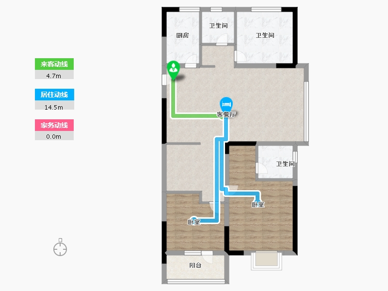 山东省-青岛市-金科恒联集美常青-93.99-户型库-动静线