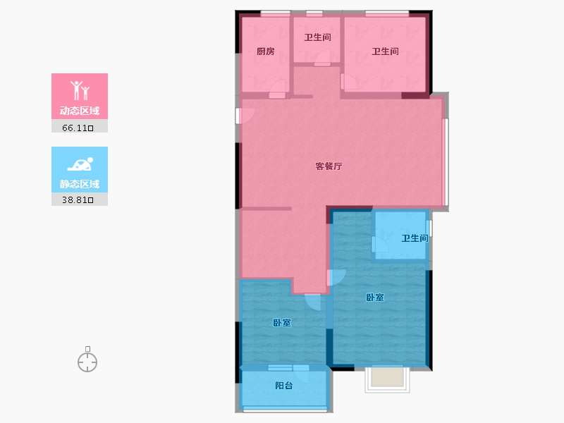 山东省-青岛市-金科恒联集美常青-93.99-户型库-动静分区