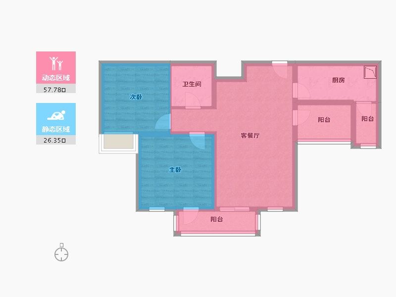 山东省-济南市-诺德名城-74.01-户型库-动静分区