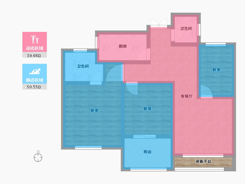 浙江省-绍兴市-枫城名苑-81.50-户型库-动静分区