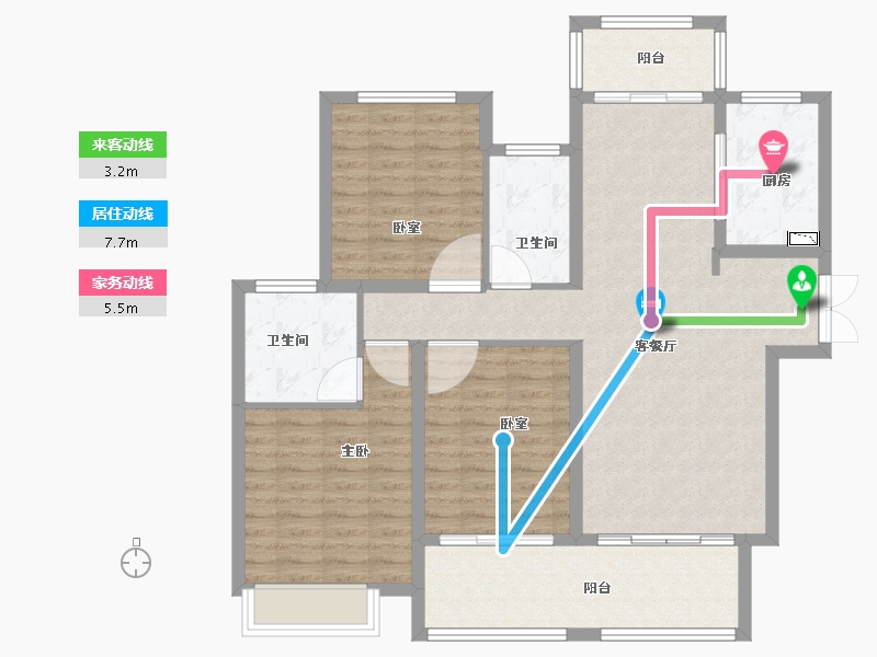 河南省-洛阳市-建业贰号城邦-108.00-户型库-动静线